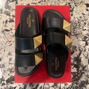 Valentino studded platform sandal